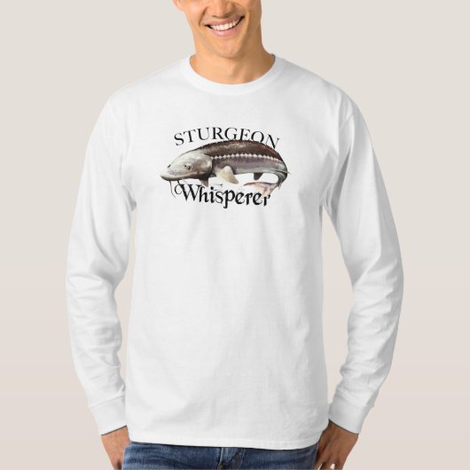 T-shirt Sturgeon Whisperer Manche Long (Devant)