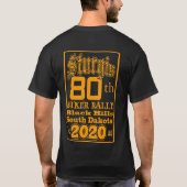 T-shirt STURGIS 80e RASSEMBLEMENT BIKER 2020 CHEMISES (Dos)