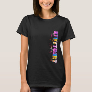 T-shirt Stuttgart Lettres Aquarelle Stuttgart