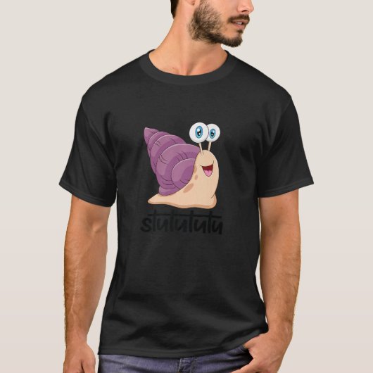 T-shirt Stututu Turbo Snail Idea For Men Man Boys Youth (Devant)