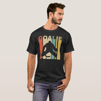 T-shirt Style 1970's Goalie de hockey