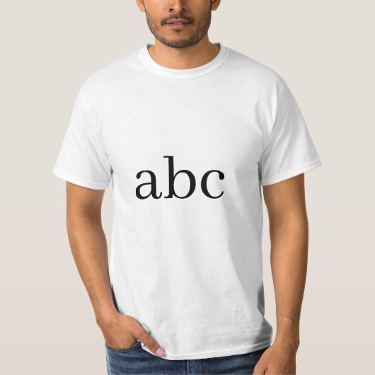 T-shirt Style ABC (Devant)