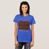 T-shirt Style aborigène australien Walkabout Art Design (Devant entier)