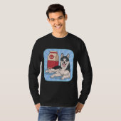 T-shirt Style alimentaire Husky (Devant entier)