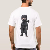 T-shirt Style Anime Ninja Guerriers Garçons Fête d'anniver (Dos)