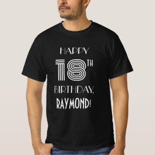 T-shirt Style Art Déco inspiré Chemise de fête du 18e a