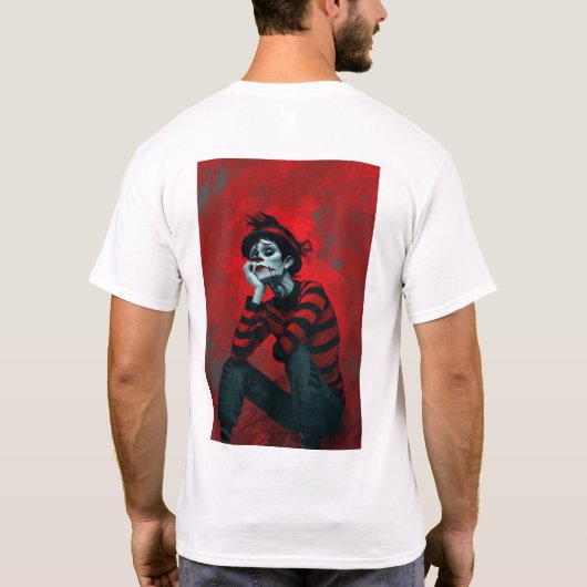 T-shirt style art mime (Dos)