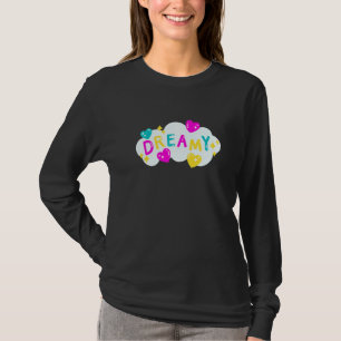 T-shirt Style Autocollant Rêveur Mignon Féminin
