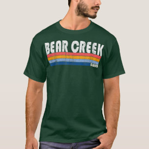 T-shirt Style Bear Creek, AK, vintage les années 70 années