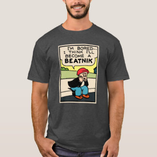 T-shirt Style Bored Beatnik Sluggo Vintage Rétro Art Pop P