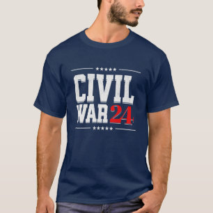 T-shirt style campagne politique de la guerre civi
