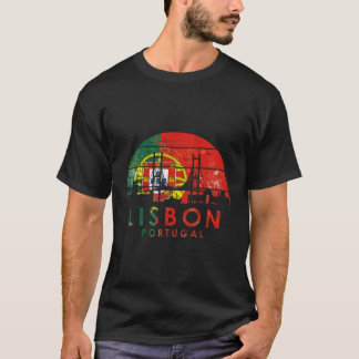 T-shirt Style Capitale du paysage Lisbonne Portugal