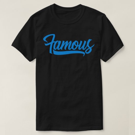 T-shirt Style célèbre (Design devant)