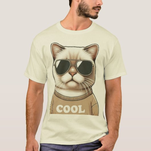 T-shirt Style chat (Devant)