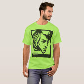 T-shirt Style Chopin d'art déco (Devant entier)