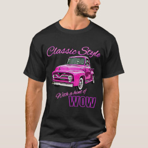 T-shirt Style classique avec une touche de camionnette ros