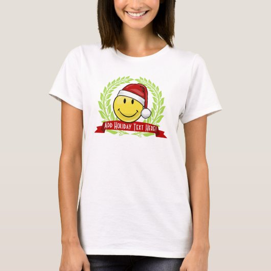 T-shirt Style classique de vacances de visage (Devant)