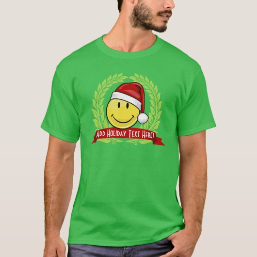 T-shirt Style classique de vacances de visage (Devant)