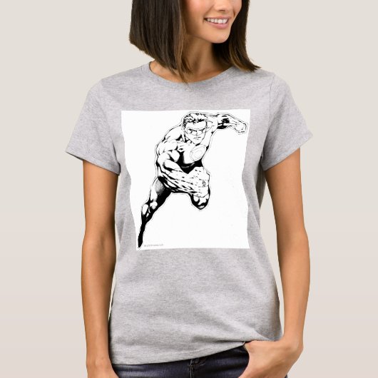 T-shirt Style comique - Swift Jump, noir et blanc (Devant)