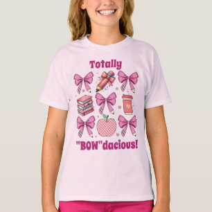 T-shirt Style Coquette personnalisé Totalement "Bowdacious