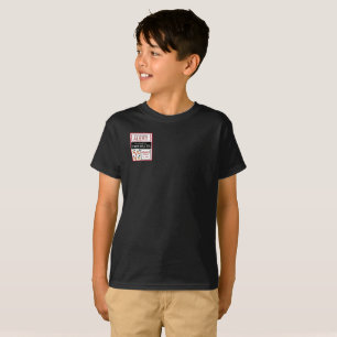 T-shirt Style de badge d'alerte d'allergie aux aliments de