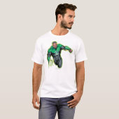 T-shirt Style de bande dessinée - Lanterne verte (Devant entier)