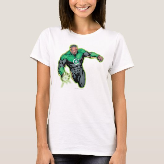 T-shirt Style de bande dessinée - Lanterne verte (Devant)
