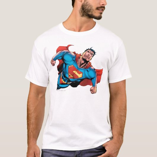 T-shirt Style de bande dessinée Superman (Devant)