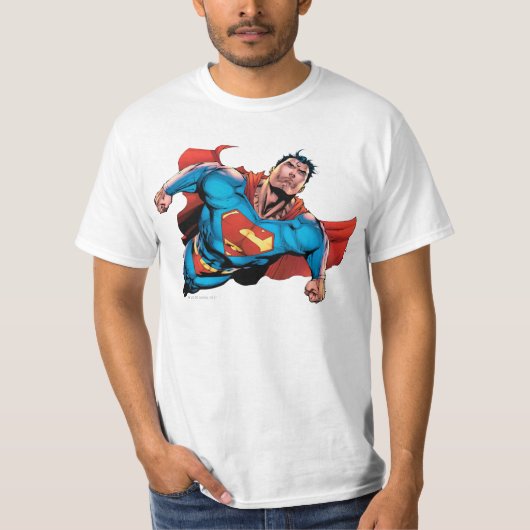 T-shirt Style de bande dessinée Superman (Devant)