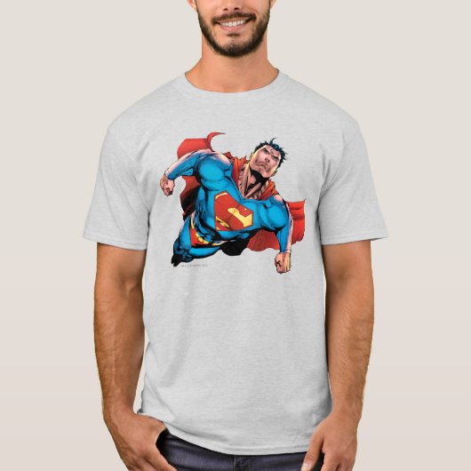 T-shirt Style de bande dessinée Superman (Devant)