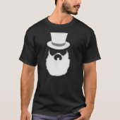 T-shirt Style de barbe blanche (Devant)