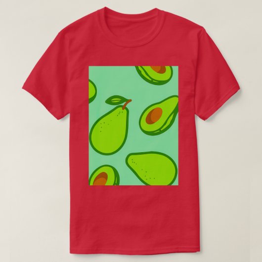T-shirt Style de beauté de mode Avocado (Design devant)
