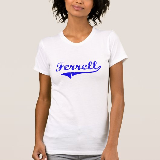 T-shirt Style de classique de nom de famille de Ferrell (Devant)