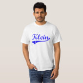 T-shirt Style de classique de nom de famille de Klein (Devant entier)