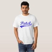 T-shirt Style de classique de nom de famille de Patel (Devant entier)