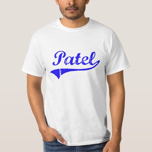 T-shirt Style de classique de nom de famille de Patel (Devant)