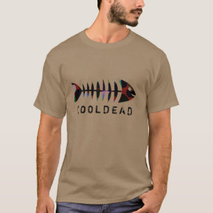T-shirt Style de cool d'arête de poisson de Cooldead
