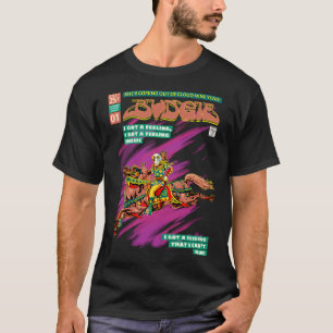 T-shirt Style de couverture de bande dessinée Budgie