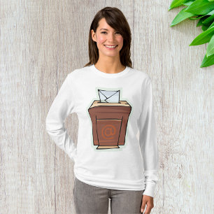 T-shirt Style de dessin de l'icône de boîte de réception d