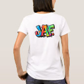 T-shirt Style de graffiti JAF - typographie de l'art urbai (Dos)