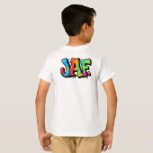 T-shirt Style de graffiti JAF - typographie de l'art urbai (Dos entier)