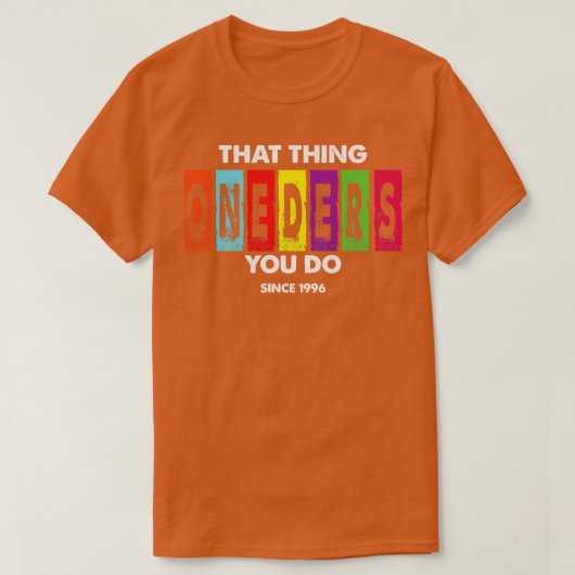 T-shirt Style de grunge Oneder (Design devant)