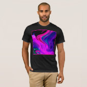T-shirt Style de lecture couleur dynamique (Devant entier)