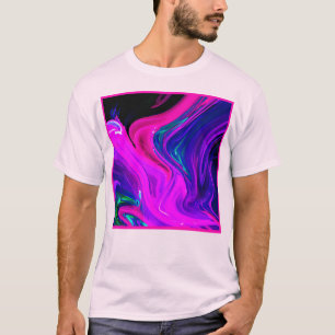 T-shirt Style de lecture couleur dynamique
