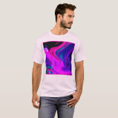 T-shirt Style de lecture couleur dynamique (Devant entier)