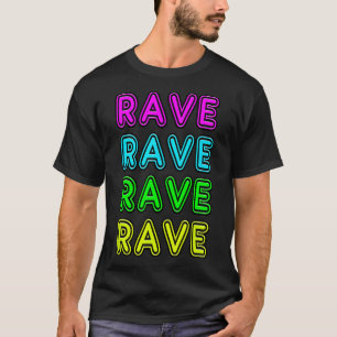 T-shirt Style de panneau néon RAVE EDM Trap Dubstep Raver