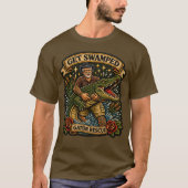T-shirt Style de patch noyé (Devant)