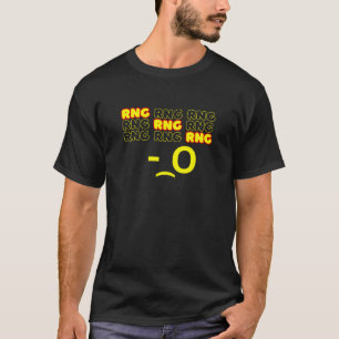 T-shirt Style de police RNG minimal