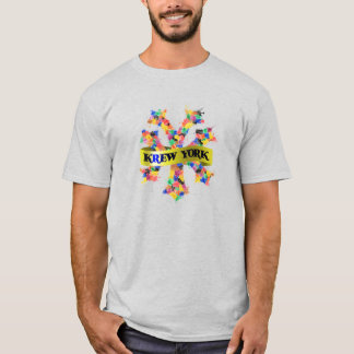 T-SHIRT STYLE DE RUE DE KREW YORK - PAINT SPLOTCHS