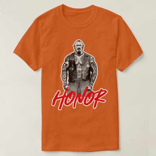 T-shirt Style de rue du rocker (Design devant)